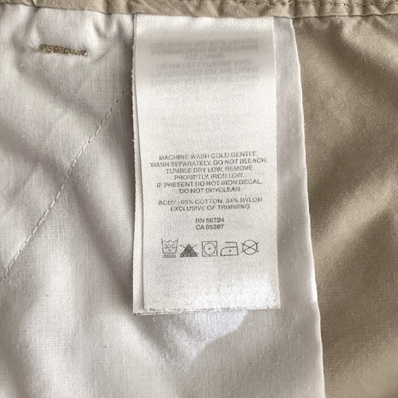 Columbia Cropped Cotton/Nylon Hiking Pants, Size 12, Tan - Picture 5 of 10